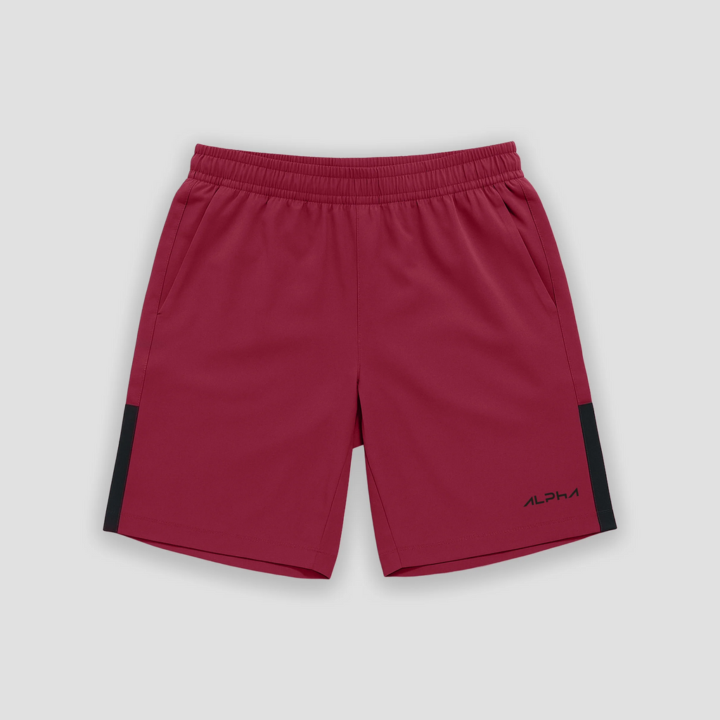 Bermuda Dry Fit Square Fluid Bordo