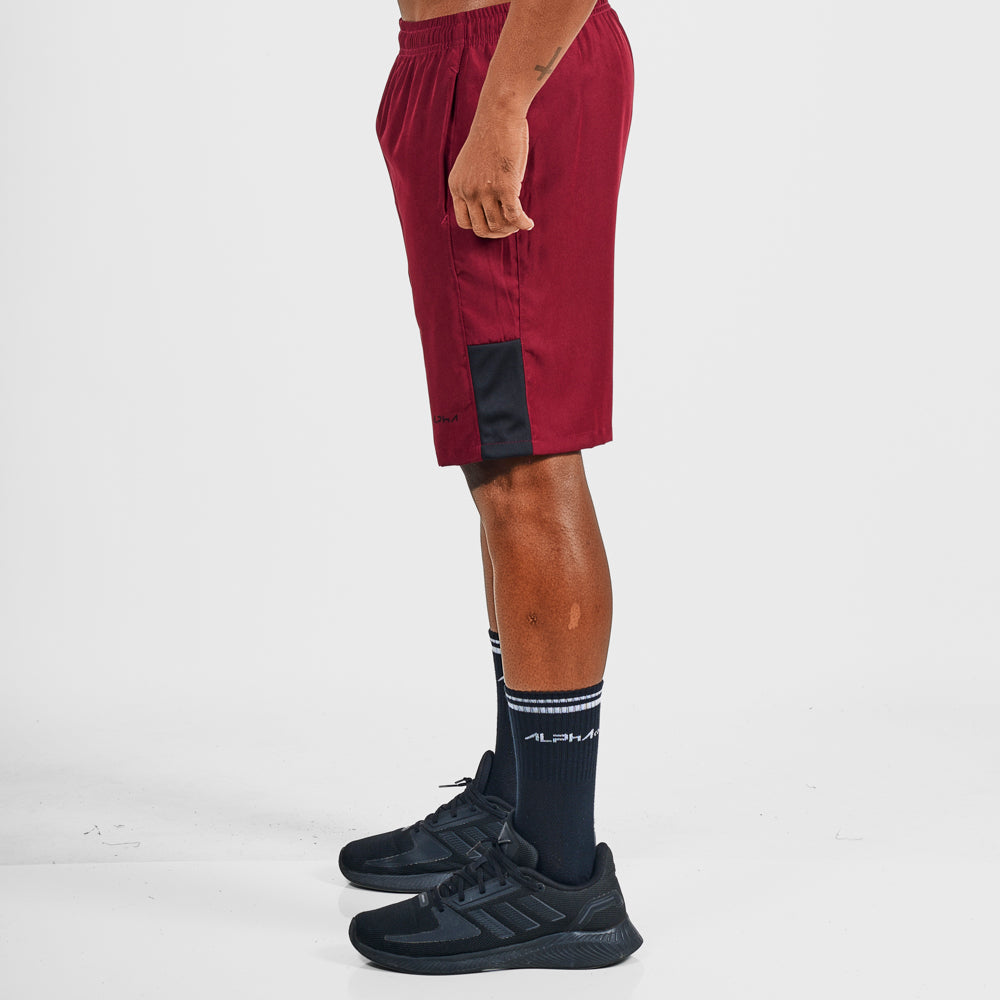 Bermuda Dry Fit Square Fluid Bordo