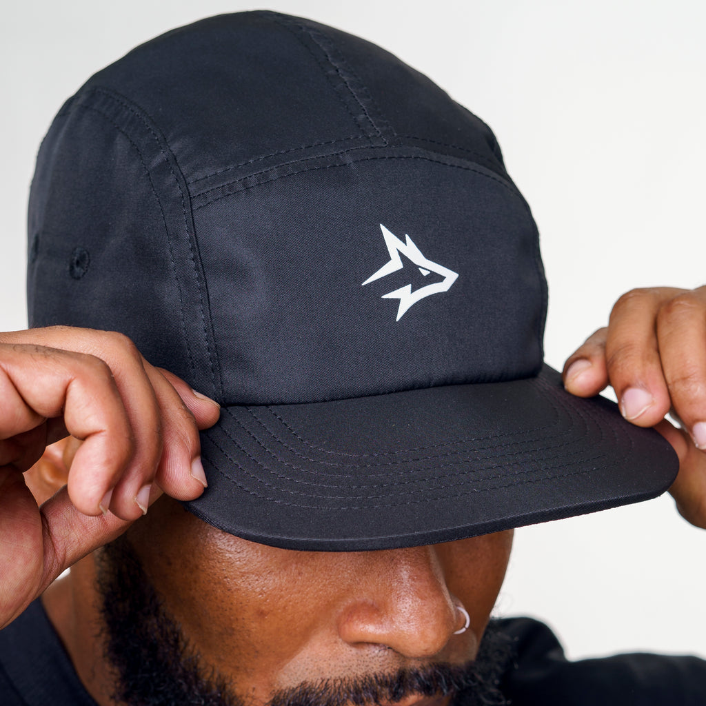 Boné Five Panel Preto Lupus