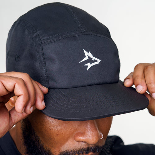Boné Five Panel Preto Lupus