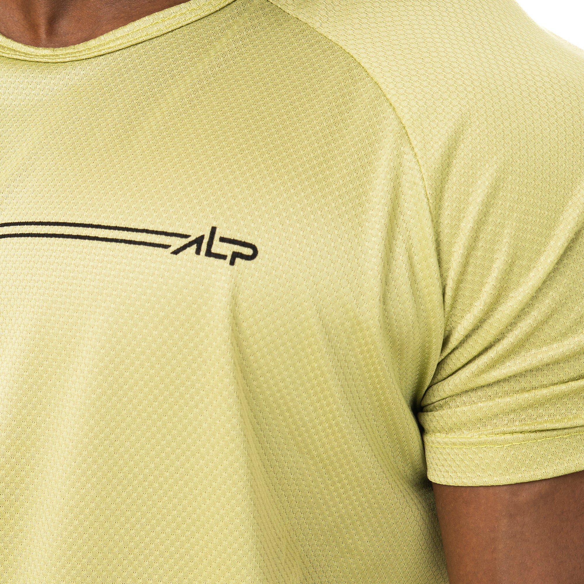 Camiseta Dry Fit Parallel Line Verde Folha