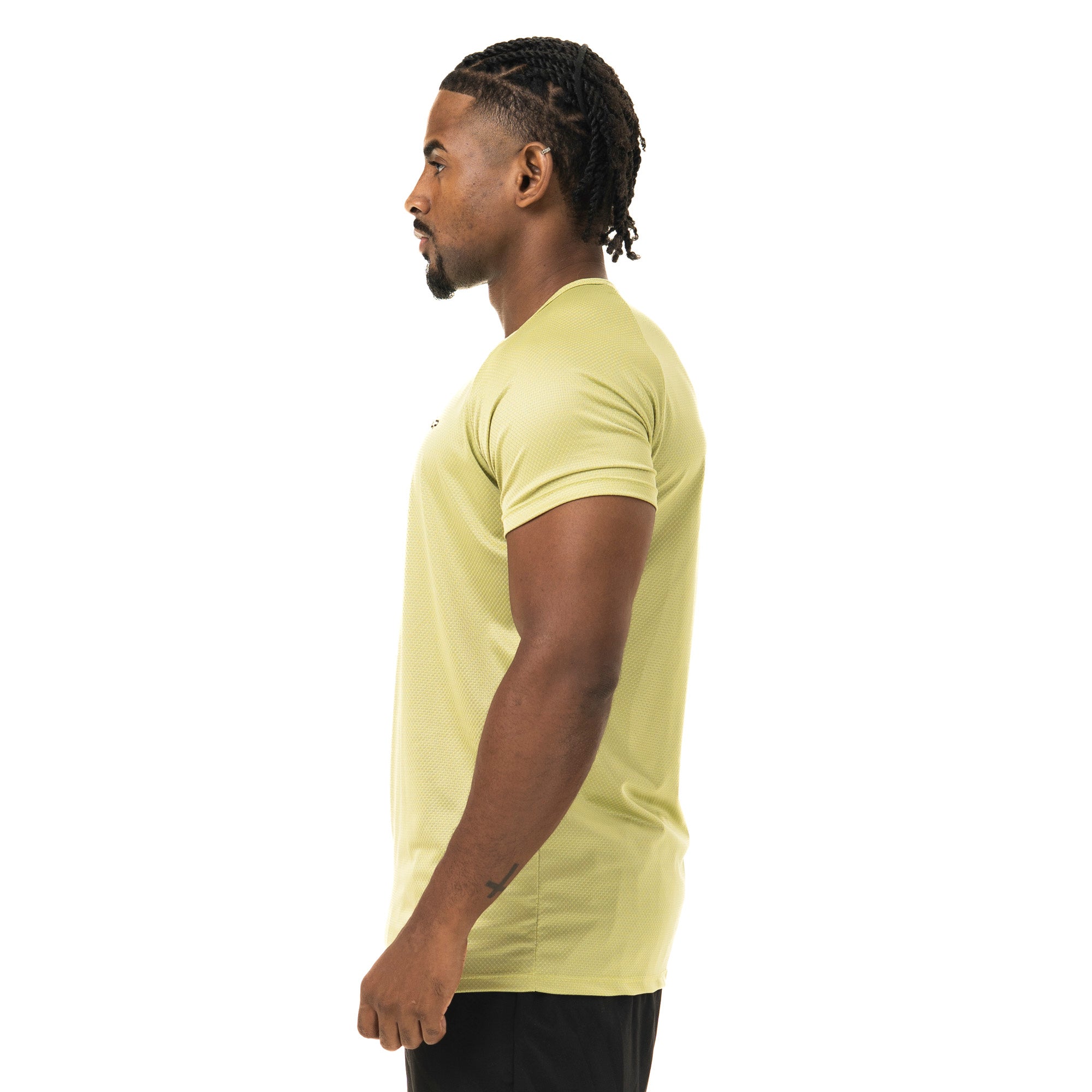 Camiseta Dry Fit Parallel Line Verde Folha
