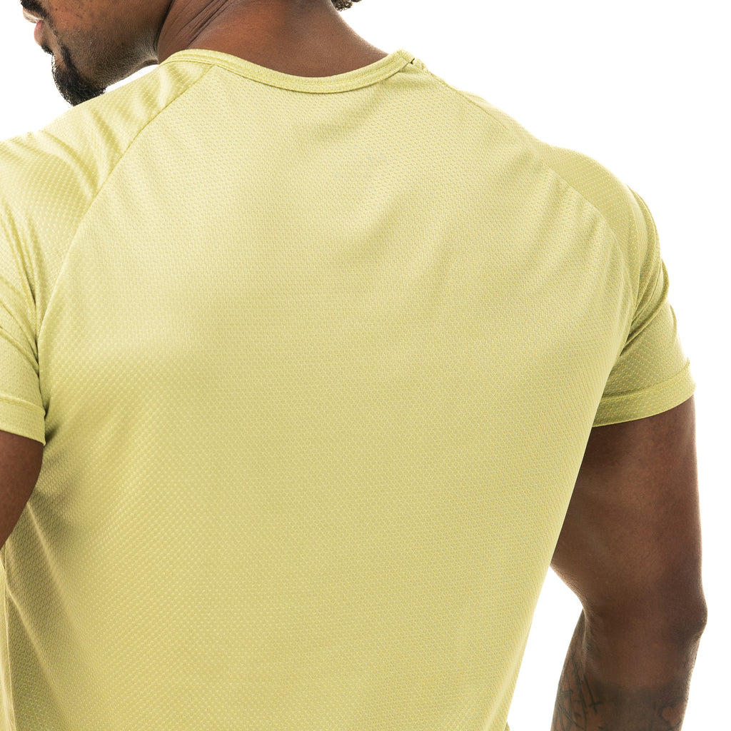 Camiseta Dry Fit Lobo Geométrico Verde Folha