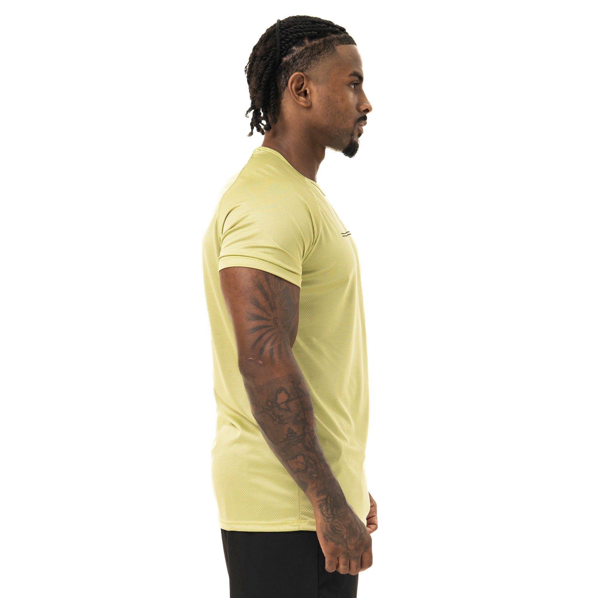 Camiseta Dry Fit Parallel Line Verde Folha