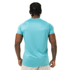 Camiseta Dry Fit Parallel Line Azul Pavão