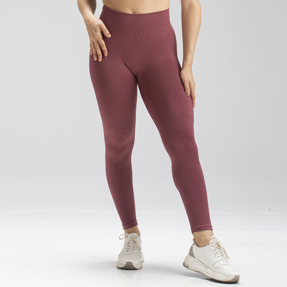 Calça Seamless Bordô Alpha Co