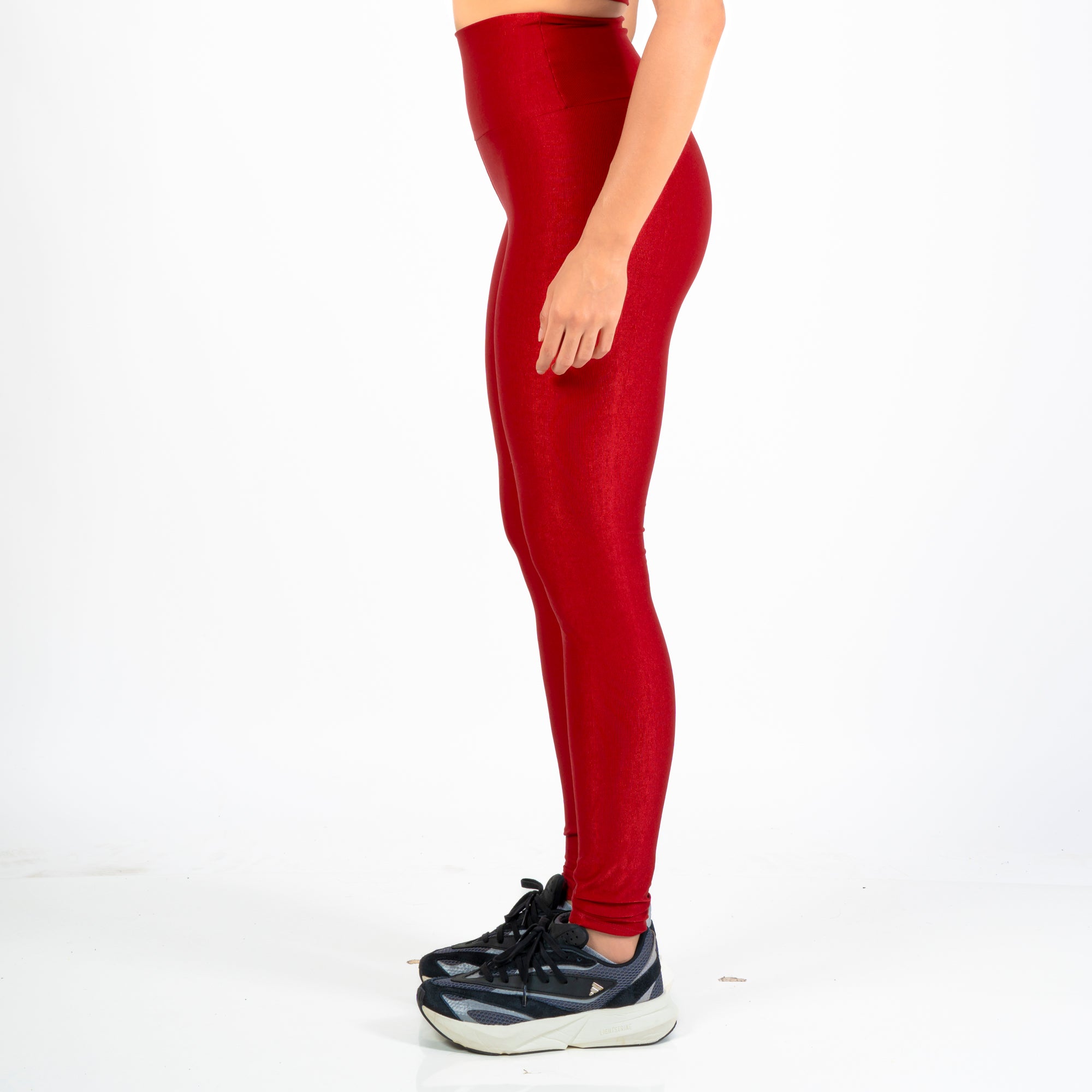 Calça Basic Canelado Carmesim