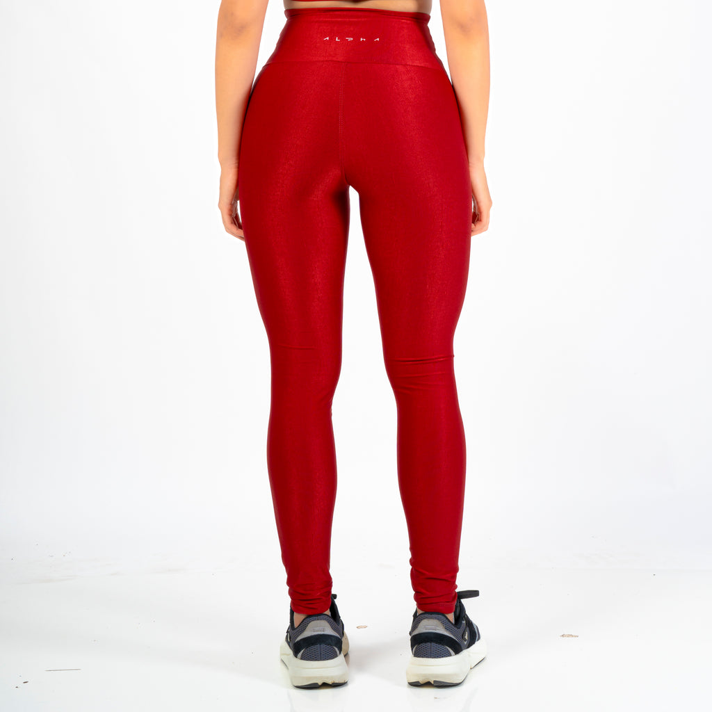 Calça Basic Canelado Carmesim