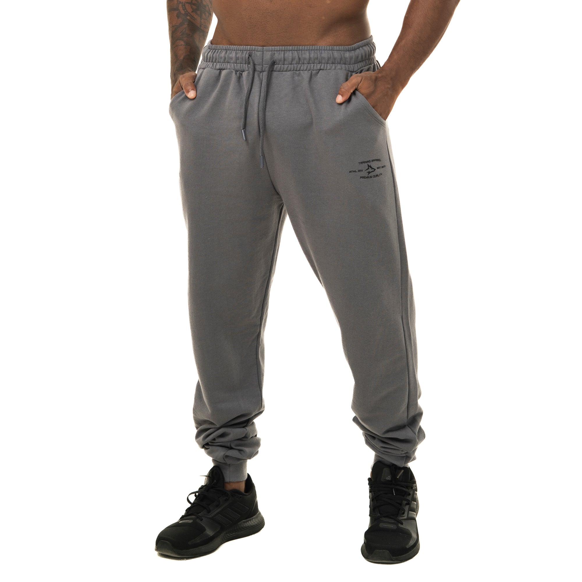 Calça Moletom Jogger Athletic Chumbo
