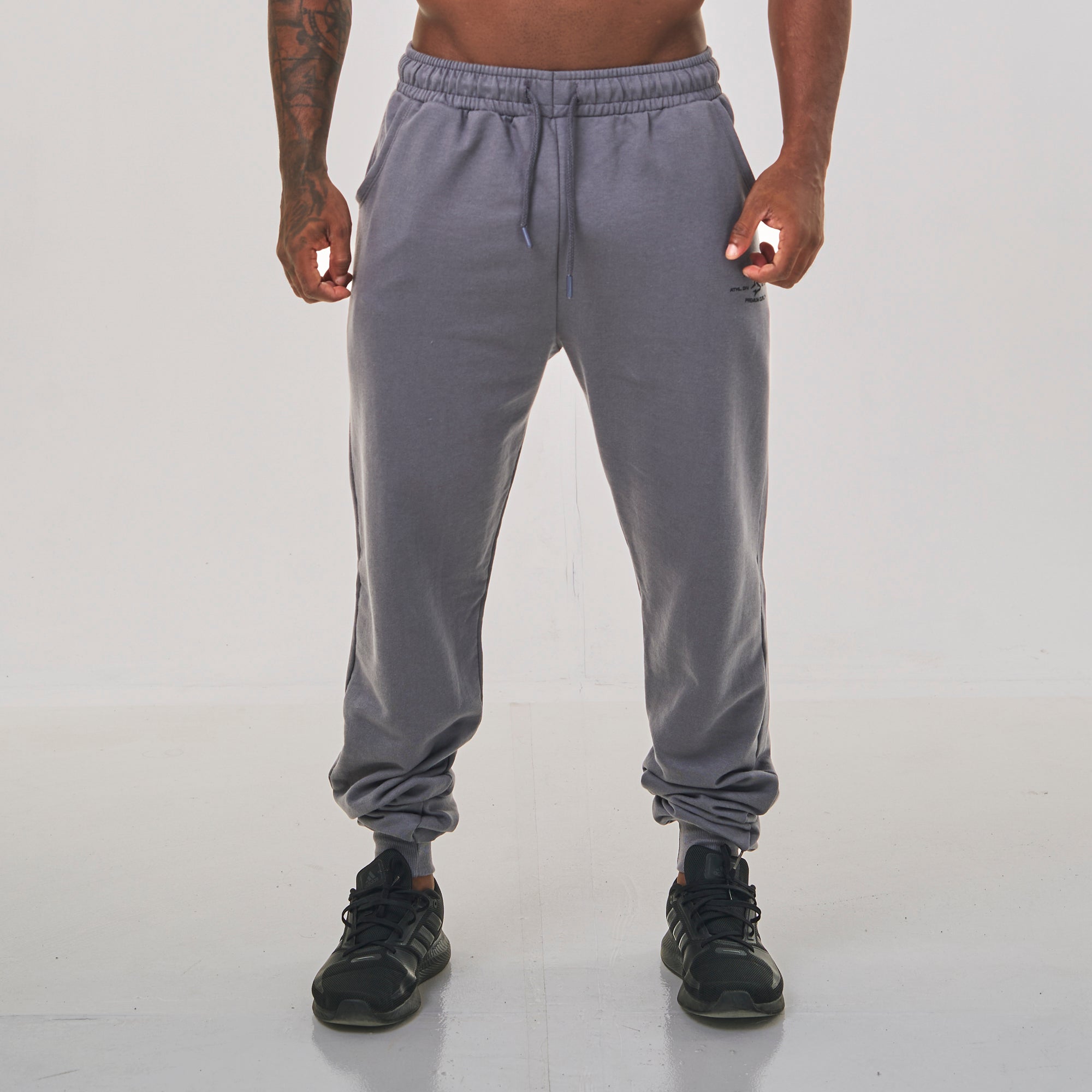 Calça Moletom Jogger Athletic Chumbo