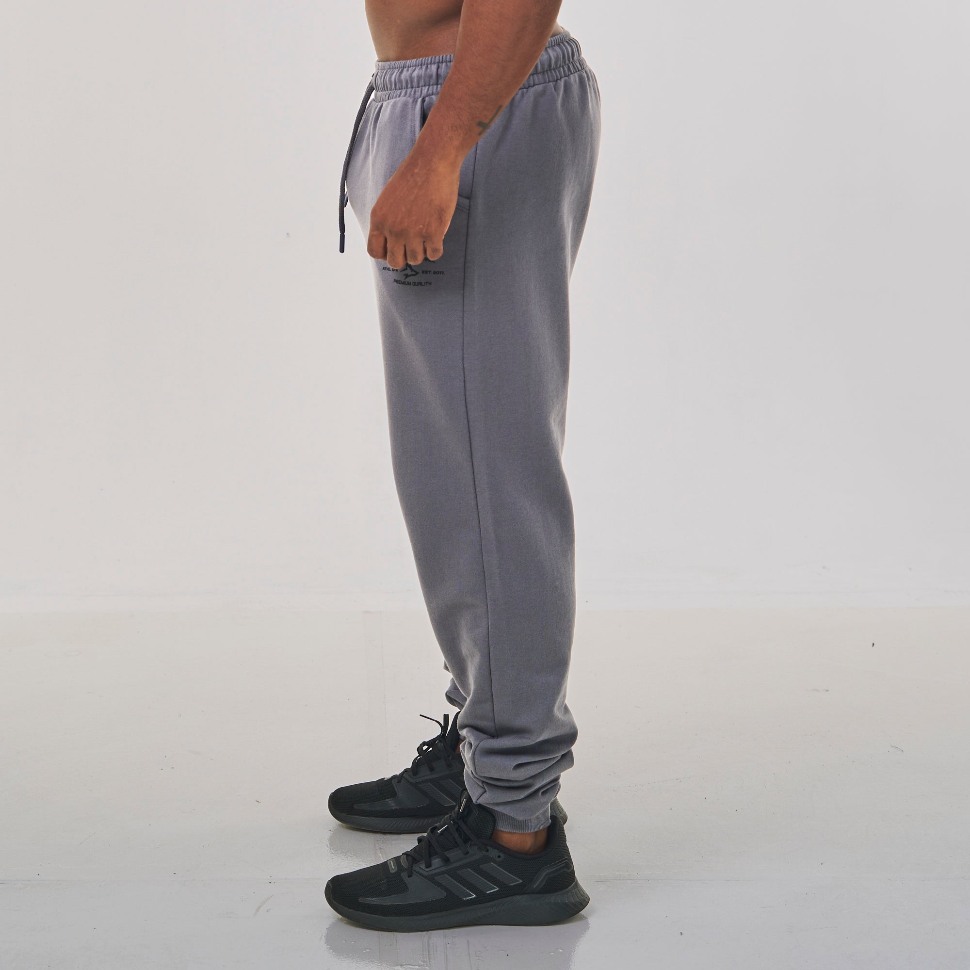 Calça Moletom Jogger Athletic Chumbo