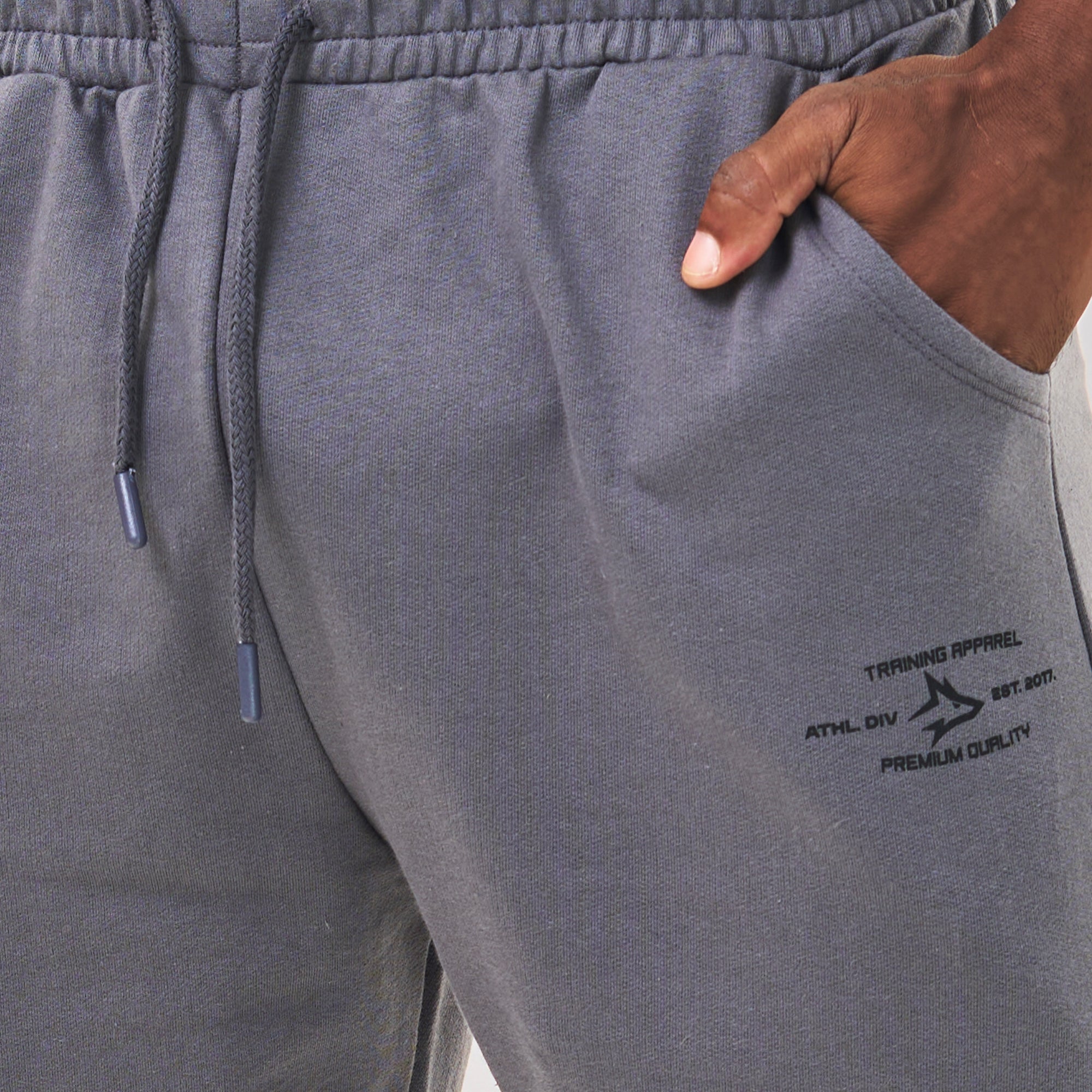 Calça Moletom Jogger Athletic Chumbo