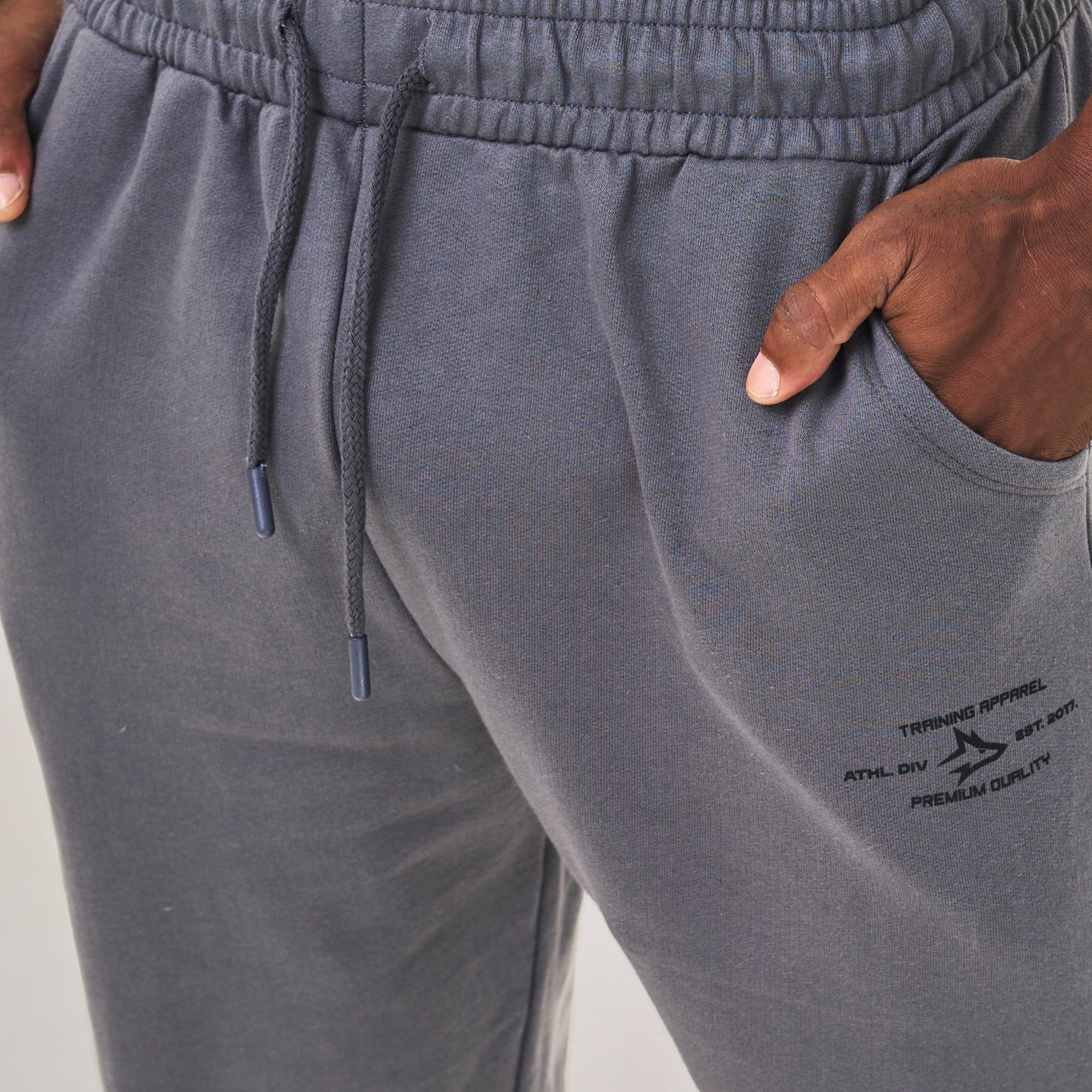 Calça Moletom Jogger Athletic Chumbo