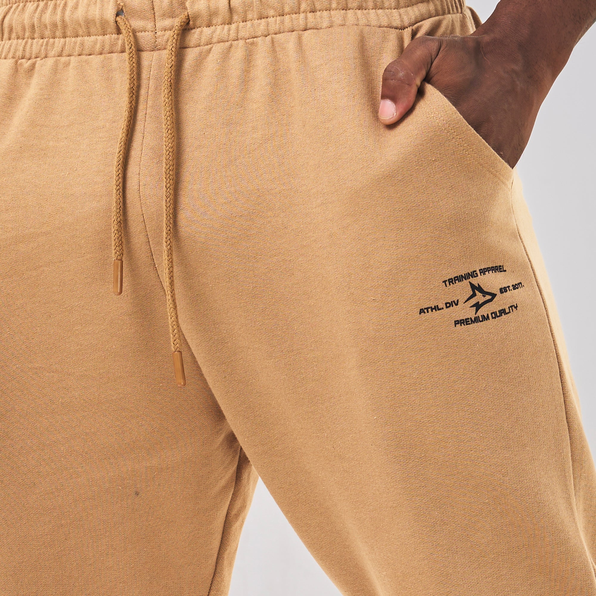Calça Moletom Jogger Athletic Marrom
