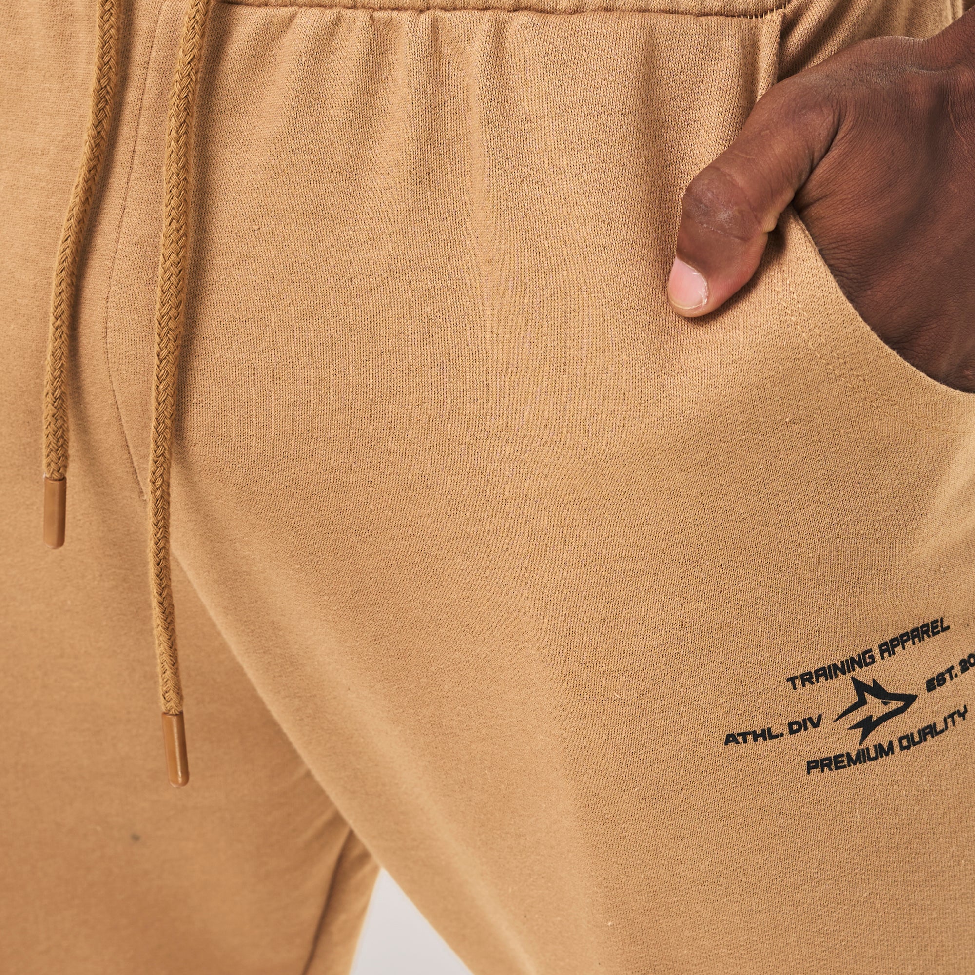 Calça Moletom Jogger Athletic Marrom