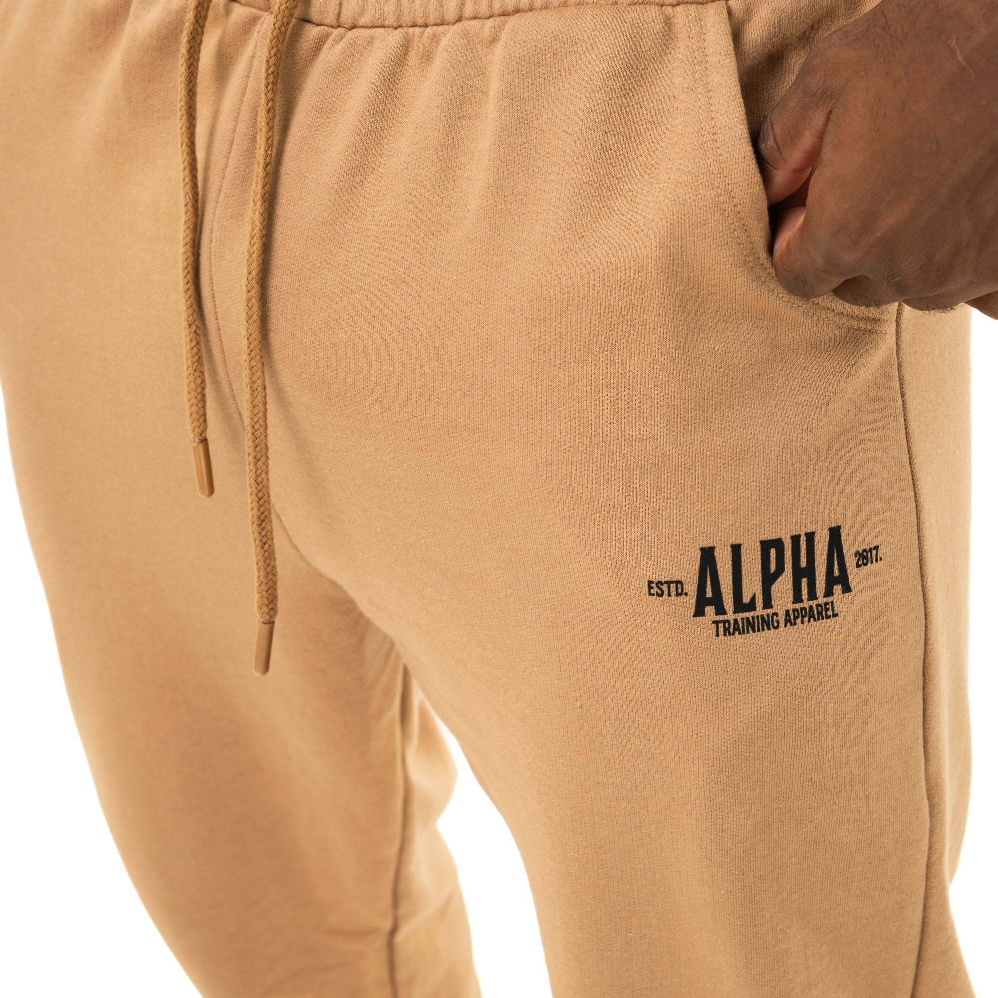 Calça Moletom Jogger Marrom Champion