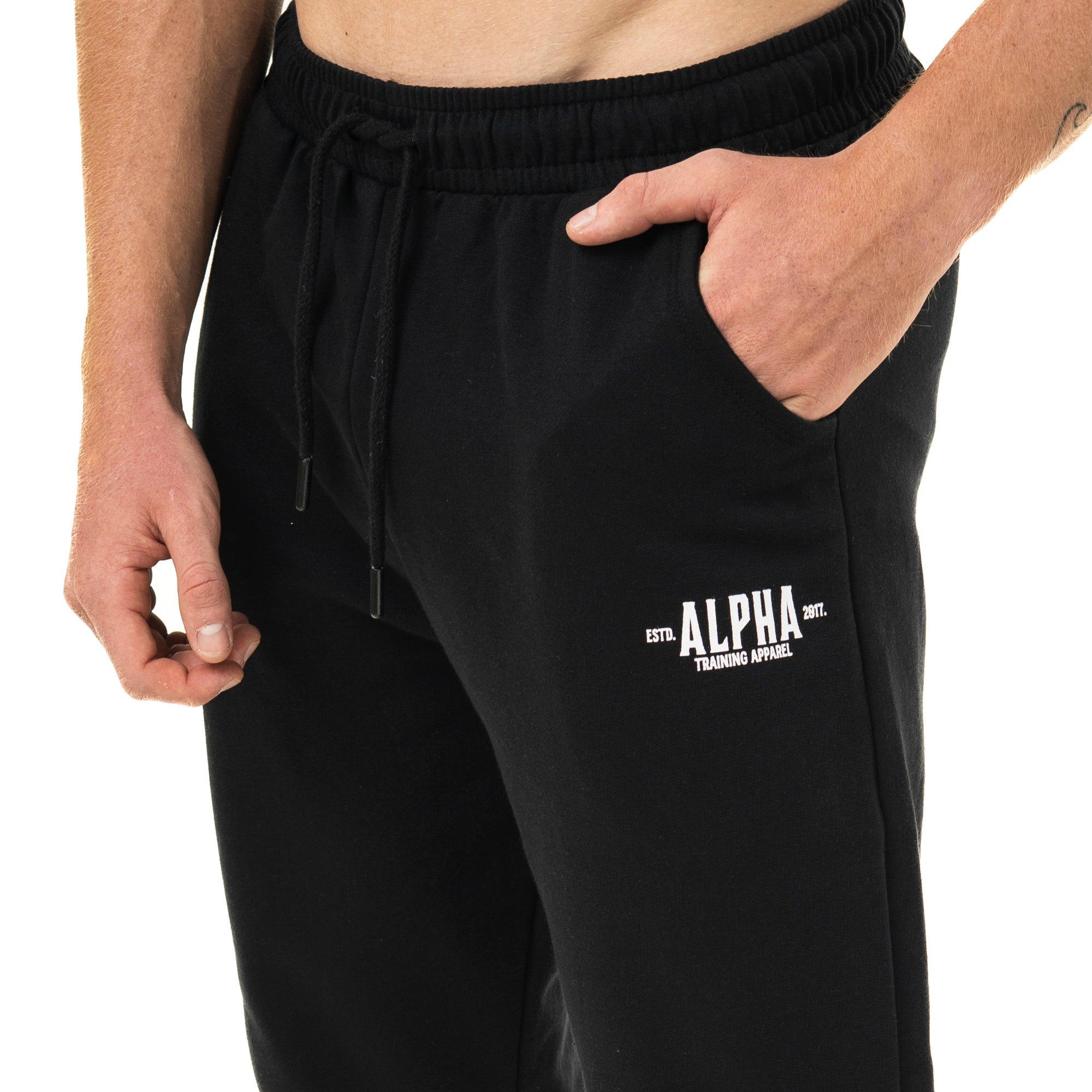 Calça Moletom Jogger Preta Champion