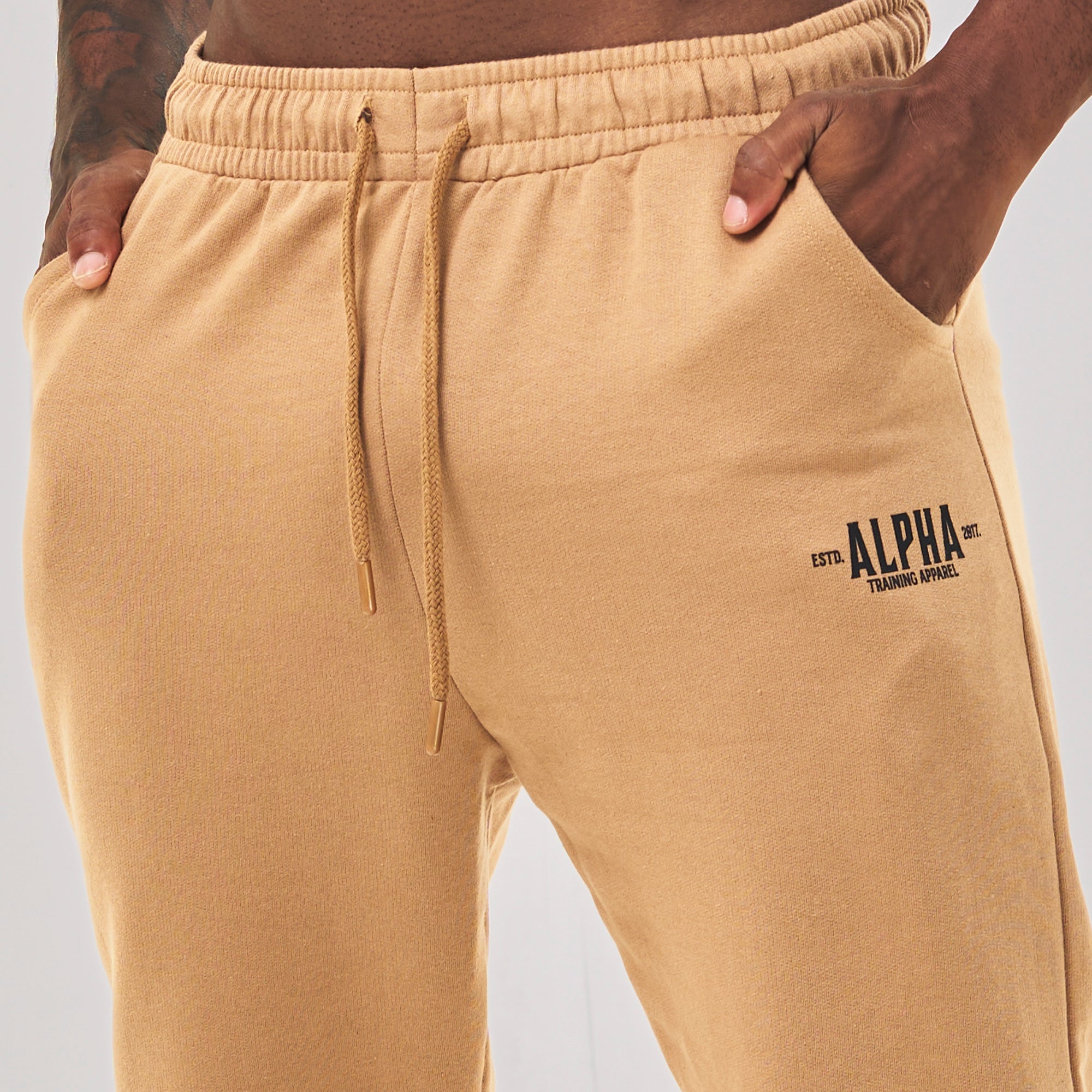 Calça Moletom Jogger Marrom Champion