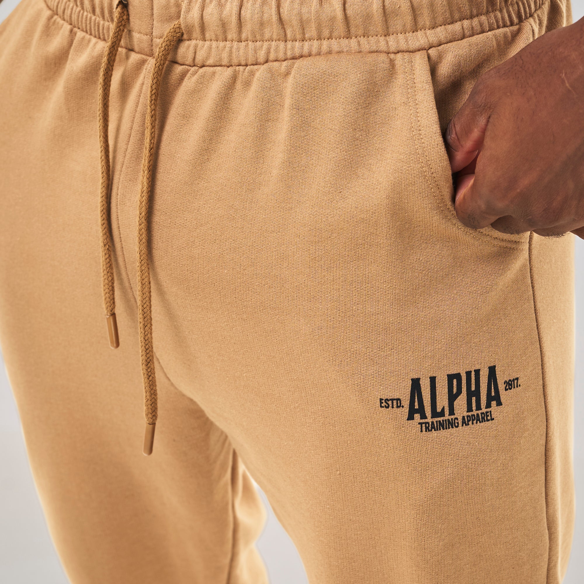 Calça Moletom Jogger Marrom Champion