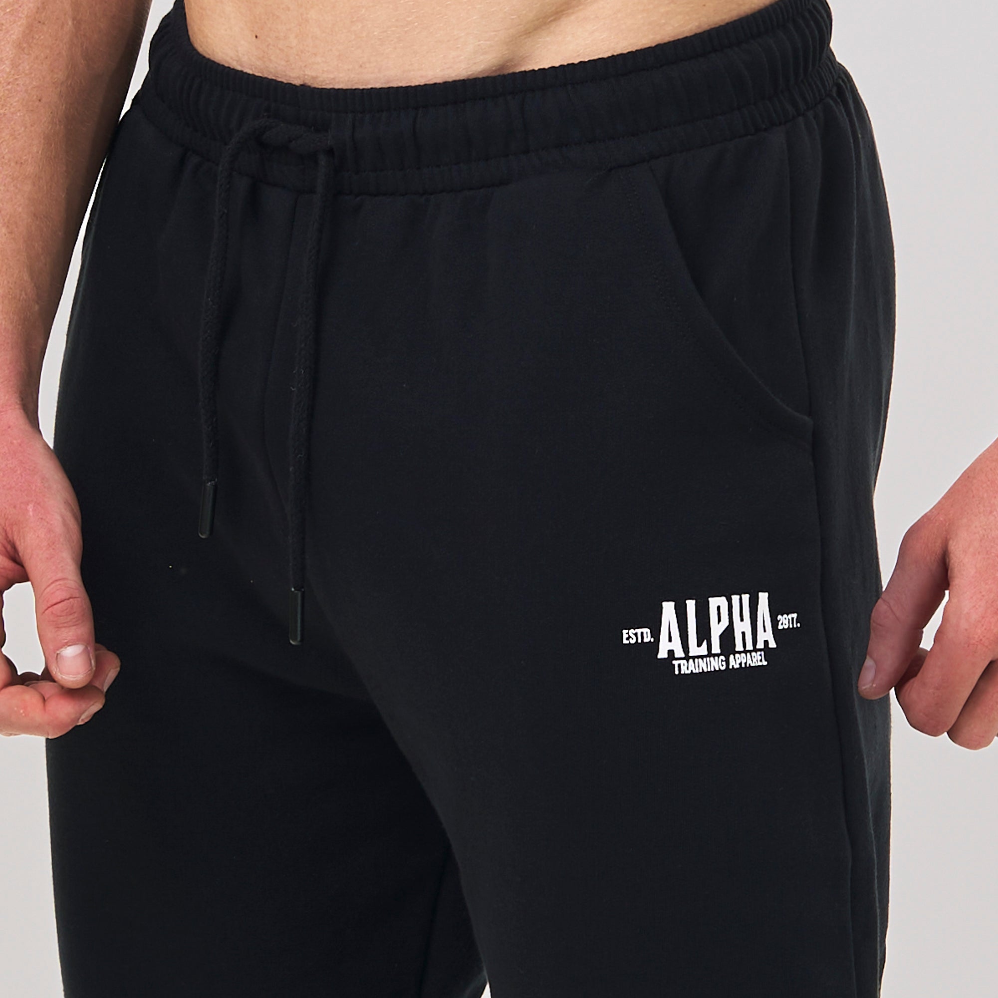 Calça Moletom Jogger Preta Champion