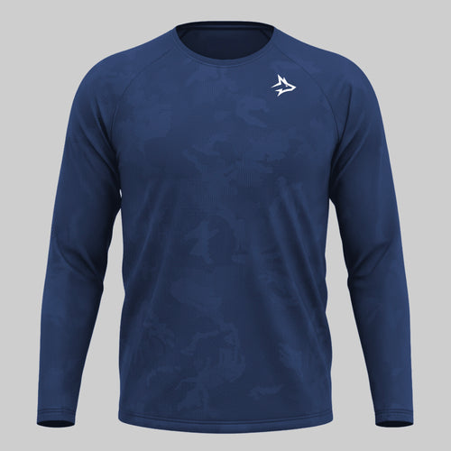 Camisa Manga Longa Apex Dry New Lupus Marinho - Sem Costura