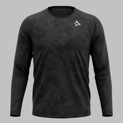 Camisa Manga Longa Apex Dry New Lupus Preto - Sem Costura