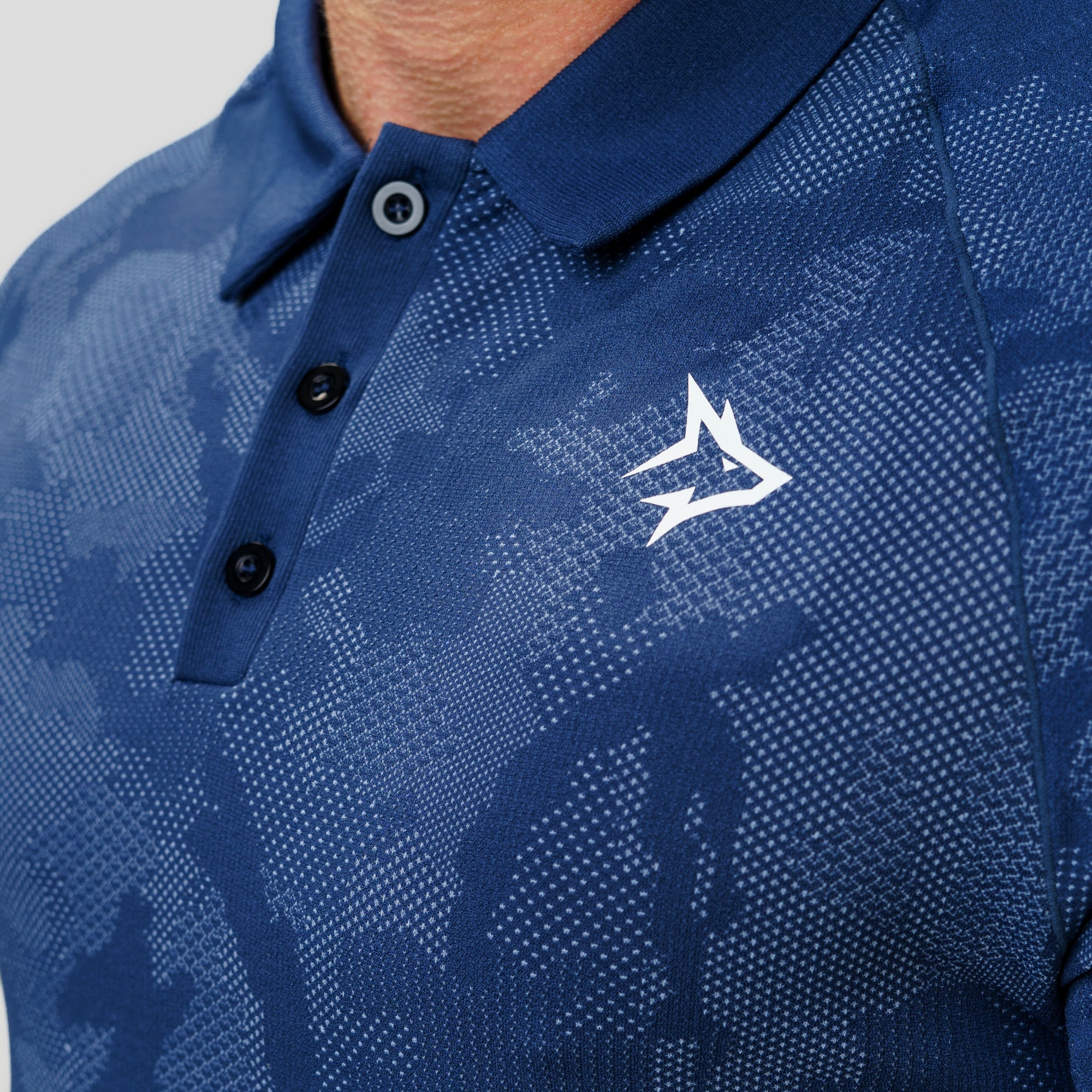 Camisa Polo Apex Dry New Lupus Marinho - Sem Costura