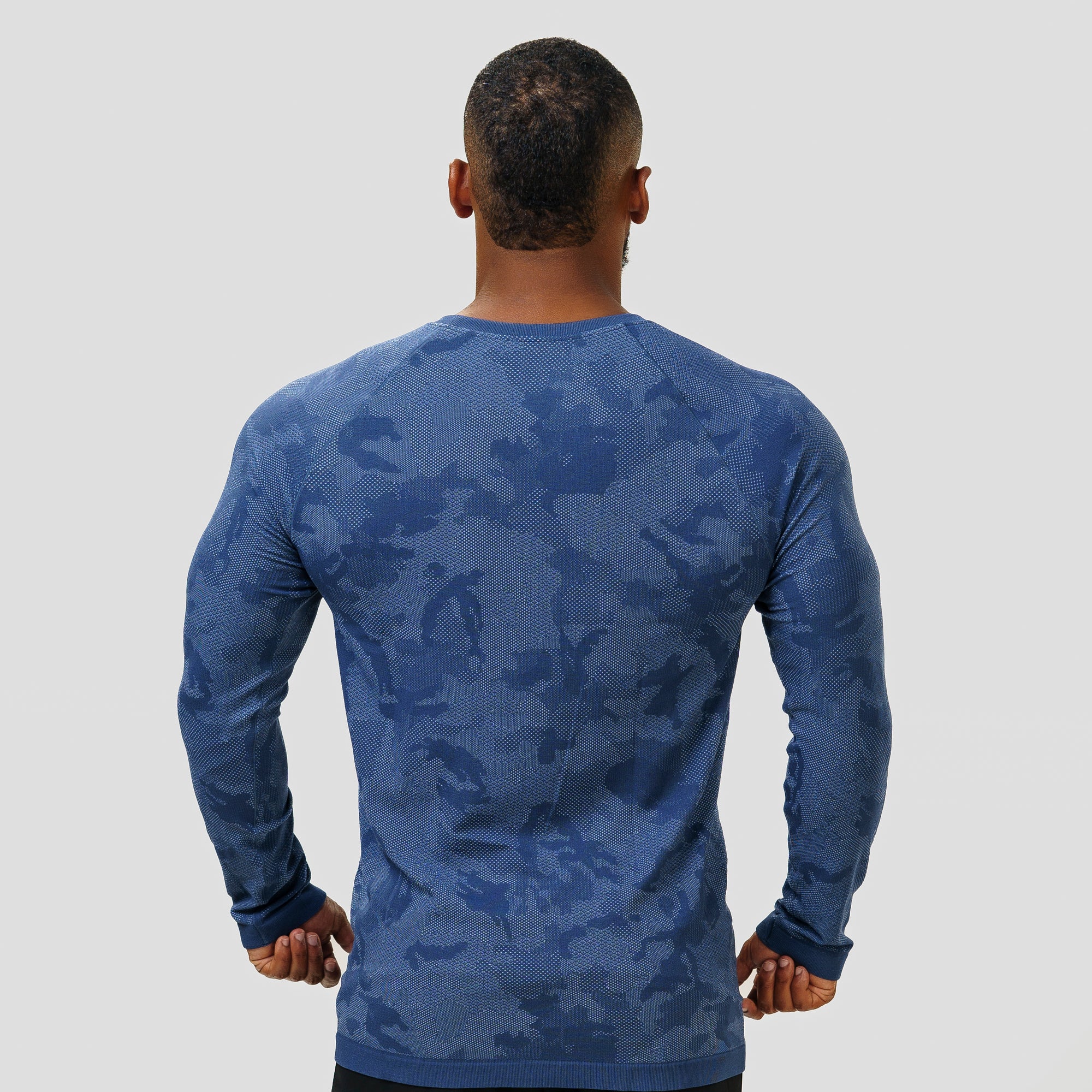 Camisa Manga Longa Apex Dry New Lupus Marinho - Sem Costura