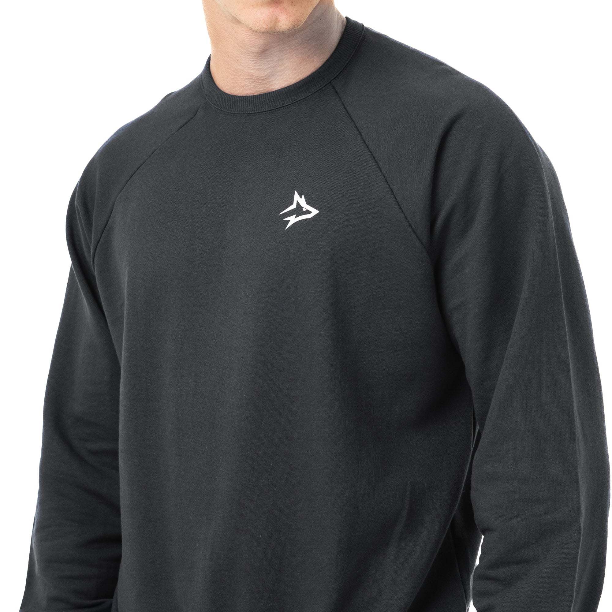 Camisa Moletom Manga Longa Preta New Lupus