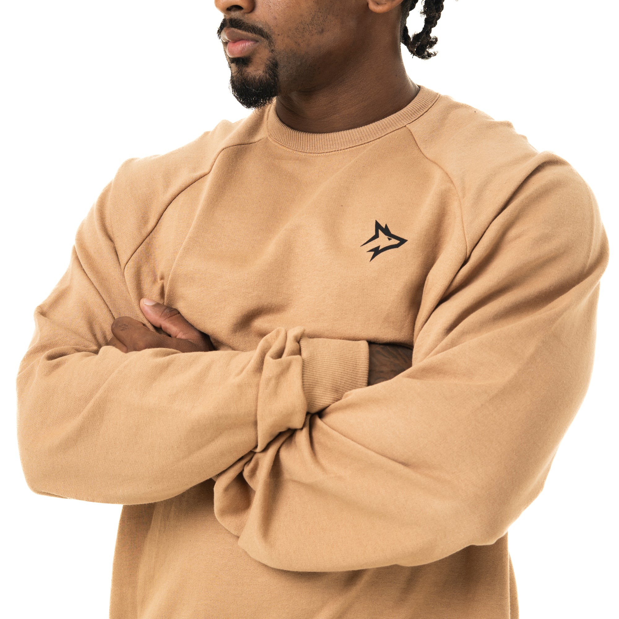 Camisa Moletom Manga Longa Marrom New Lupus