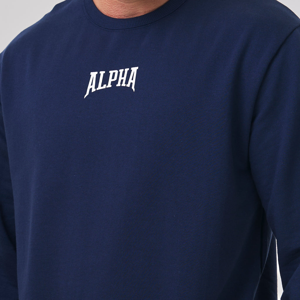 Camisa Moletom Manga Longa Marinho Legacy