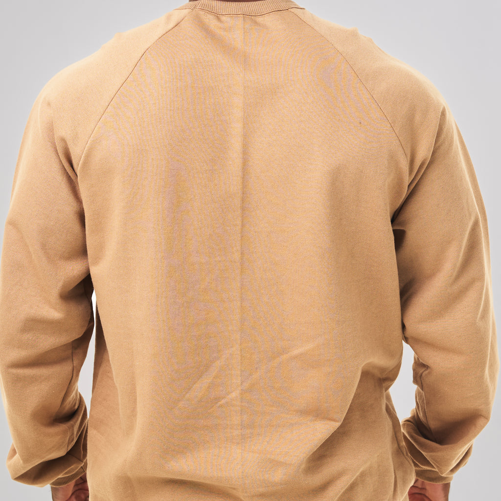 Camisa Moletom Manga Longa Marrom New Lupus