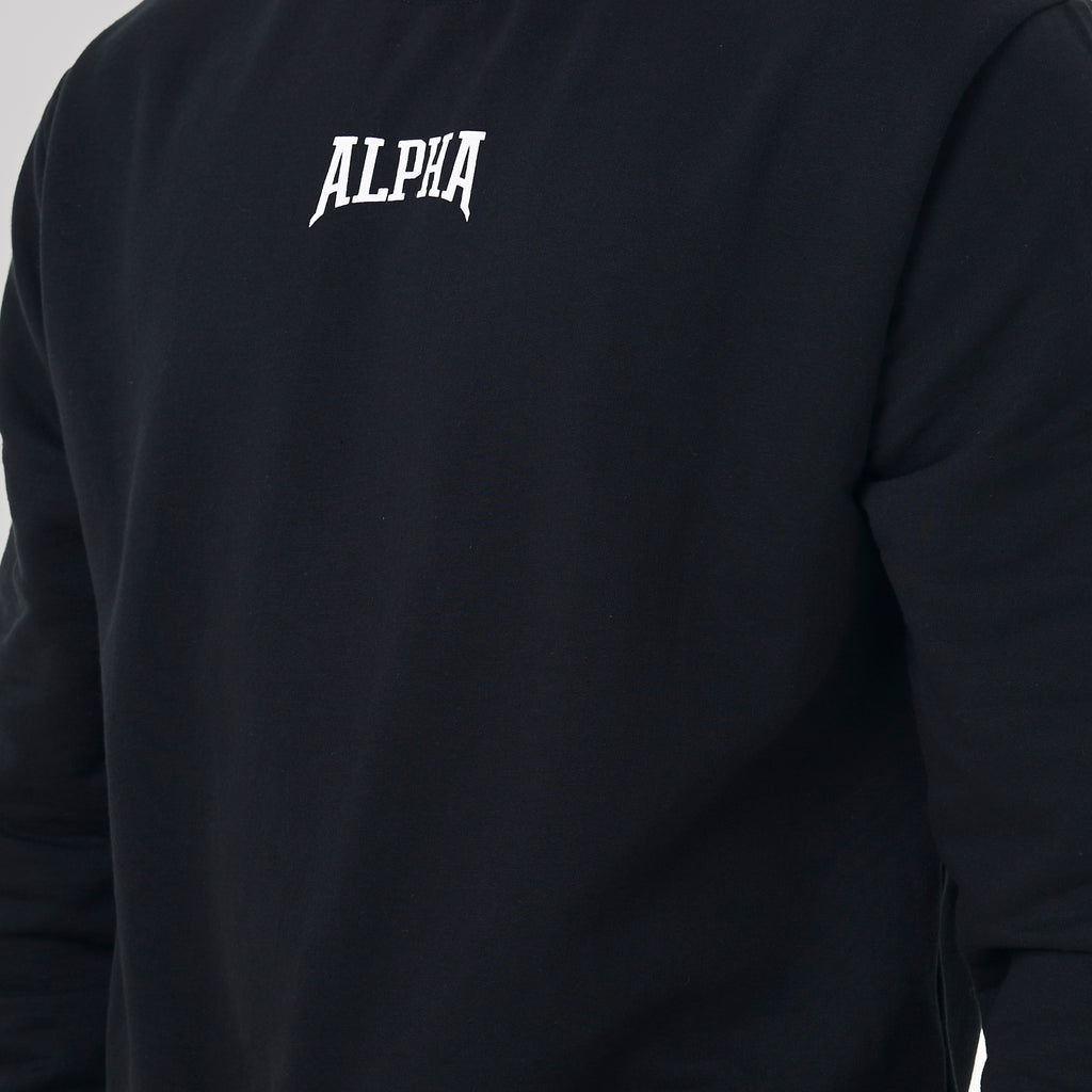 Camisa Moletom Manga Longa Preta Legacy