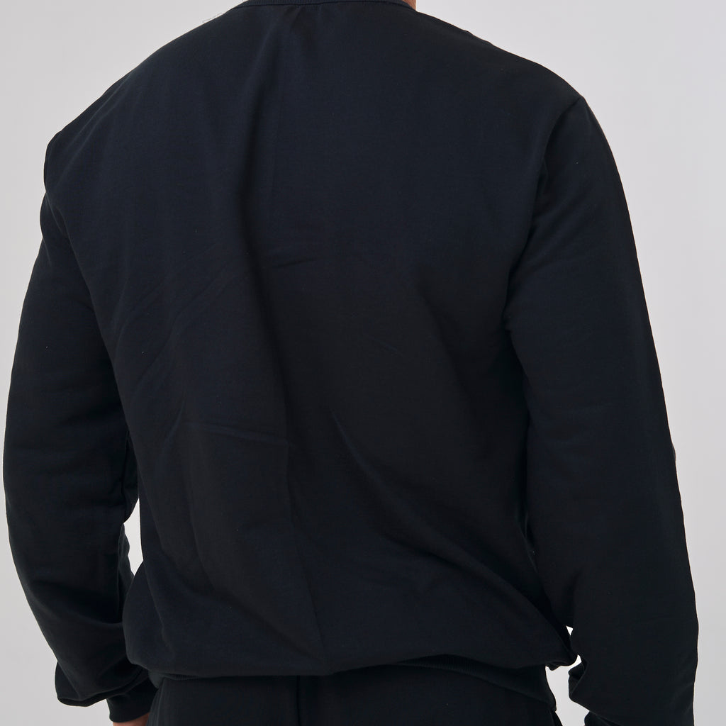Camisa Moletom Manga Longa Preta Legacy