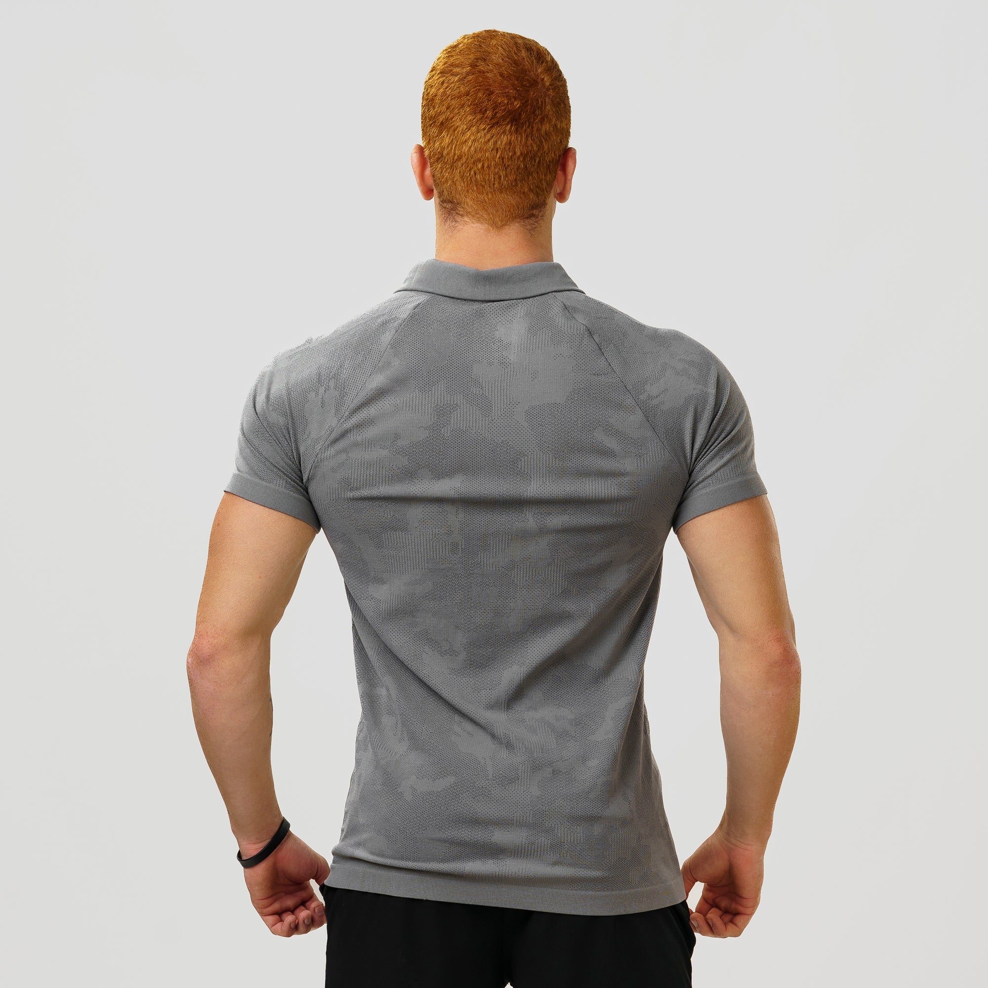 Camisa Polo Apex Dry New Lupus Cinza - Sem Costura