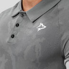 Camisa Polo Apex Dry New Lupus Cinza - Sem Costura