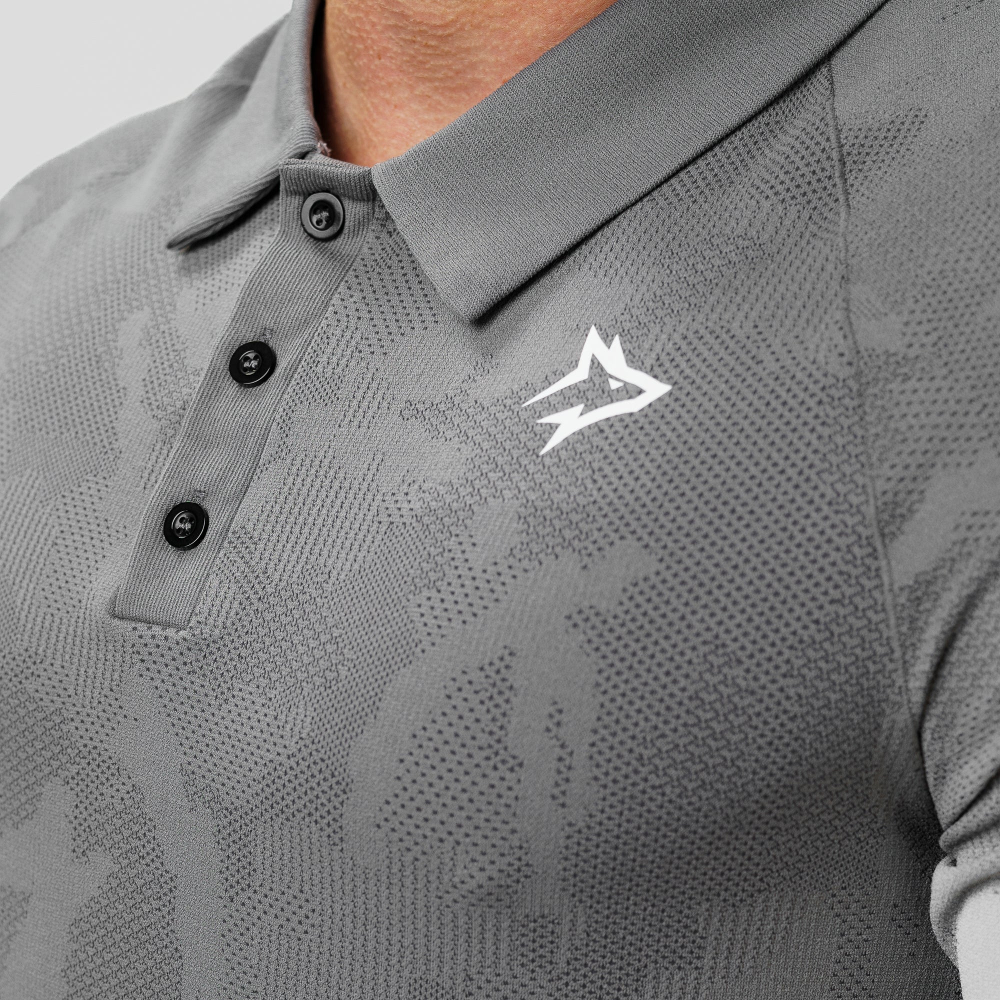 Camisa Polo Apex Dry New Lupus Cinza - Sem Costura