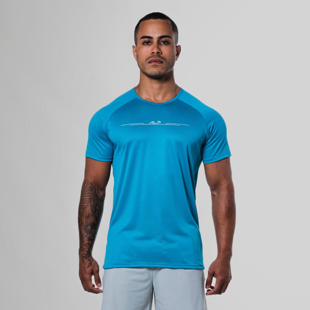 Camiseta Dry Fit Balance Azul Pacifico