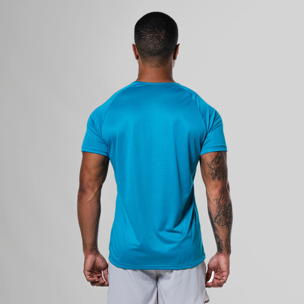 Camiseta Dry Fit Middle Lupus Azul Pacifico