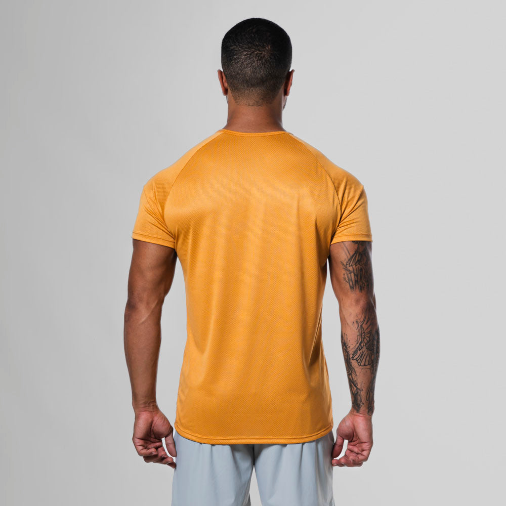 Camiseta Dry Fit Motion Amarelo Mostarda