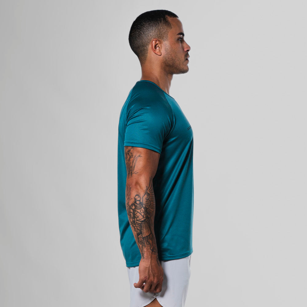 Camiseta Dry Fit Parallel Line Verde Opaco