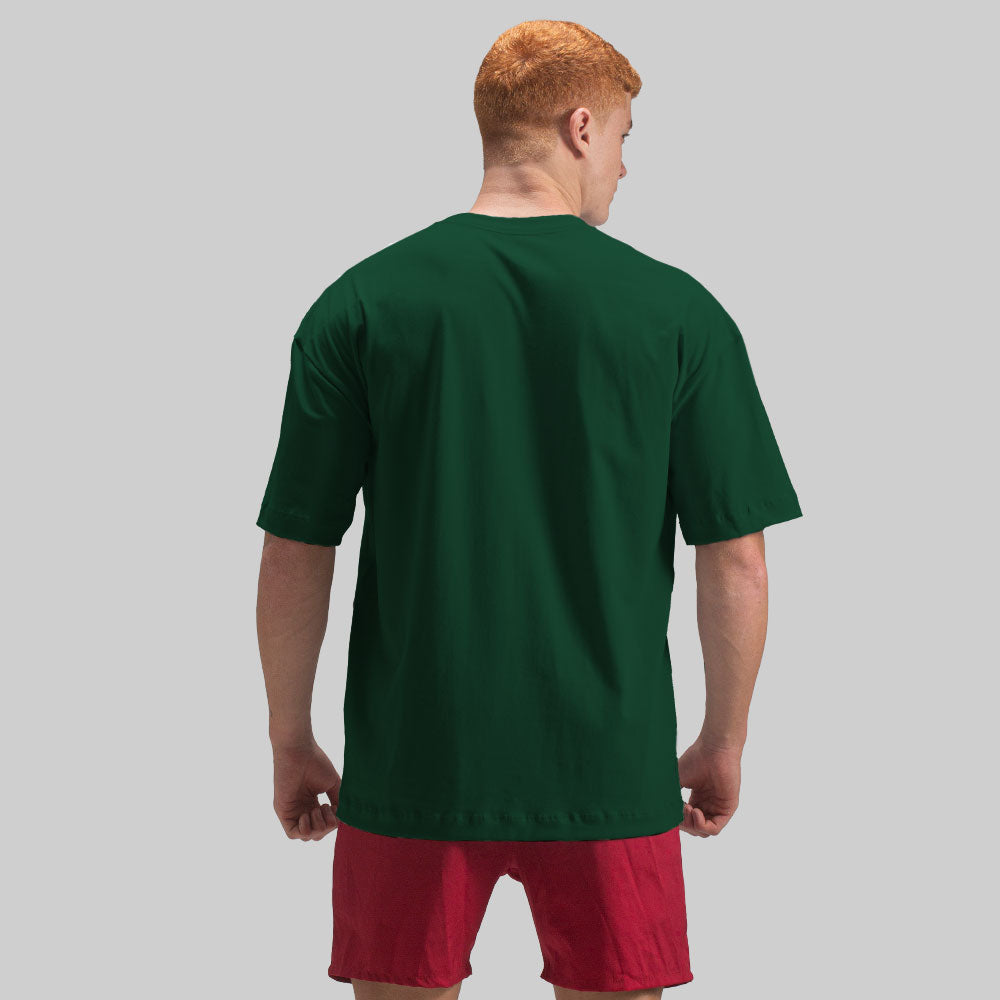 Camiseta Oversized Solid Verde Floresta
