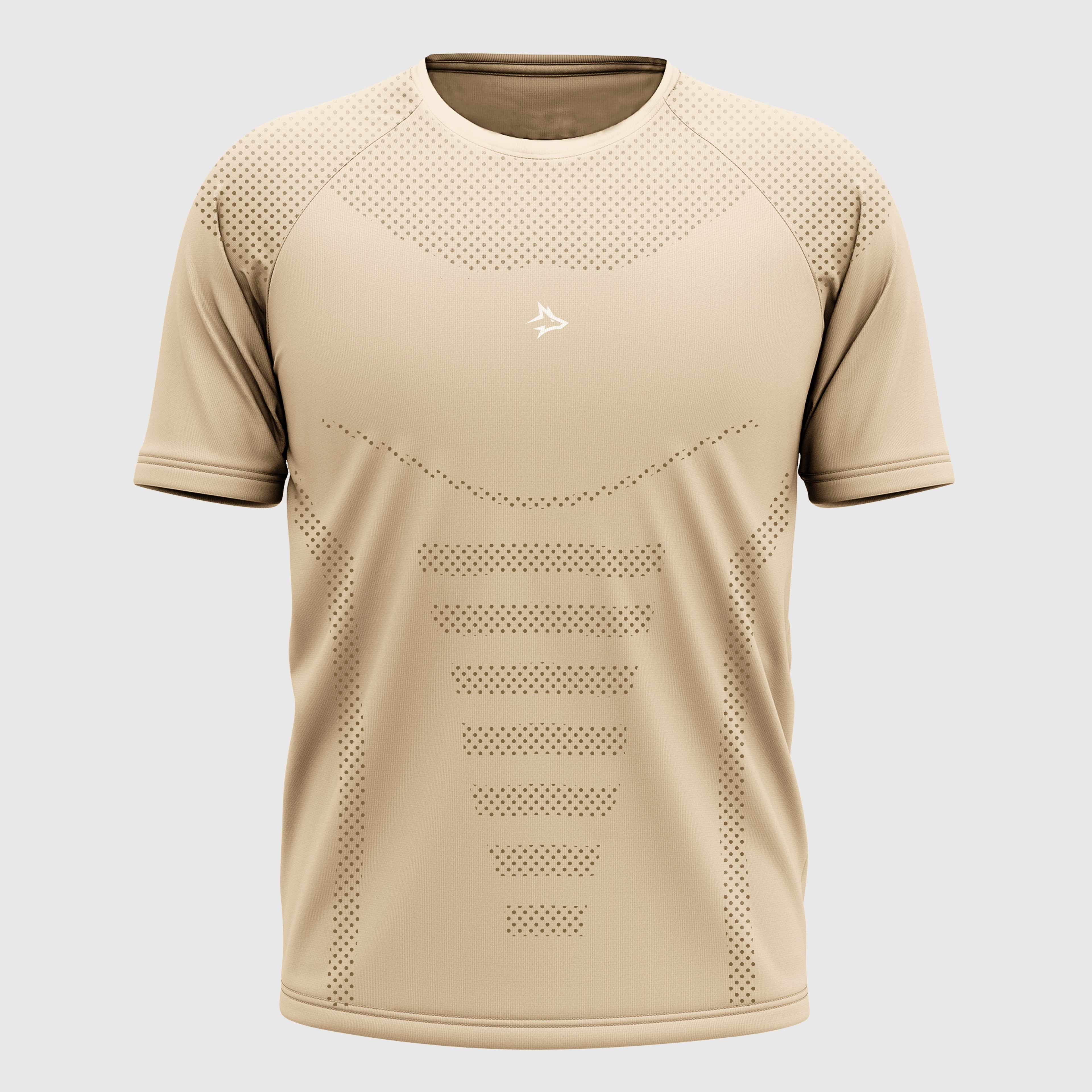 Camiseta Apex Dry Core Caqui - Sem Costura