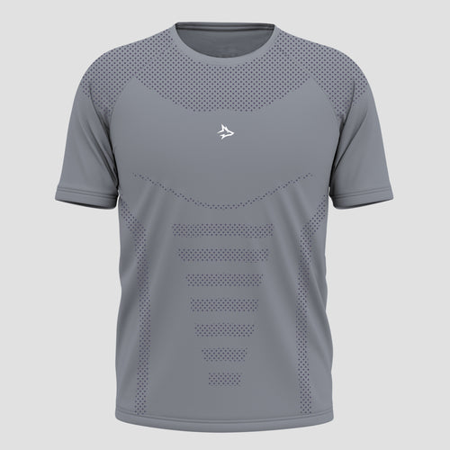 Camiseta Apex Dry Core Cinza - Sem Costura