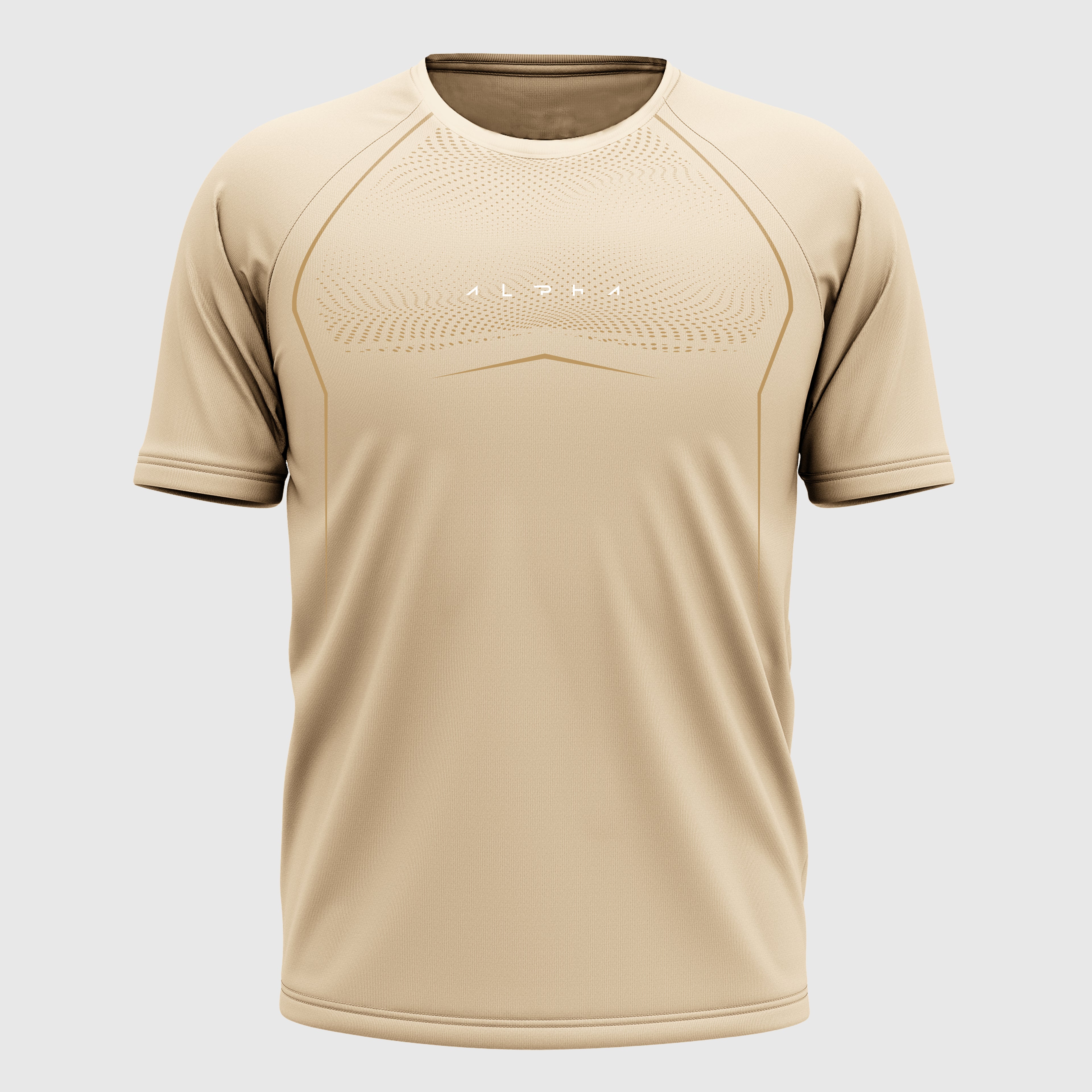 Camiseta Apex Dry Evolution Caqui - Sem Costura