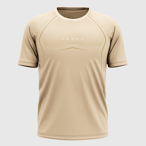 Camiseta Apex Dry Evolution Caqui - Sem Costura