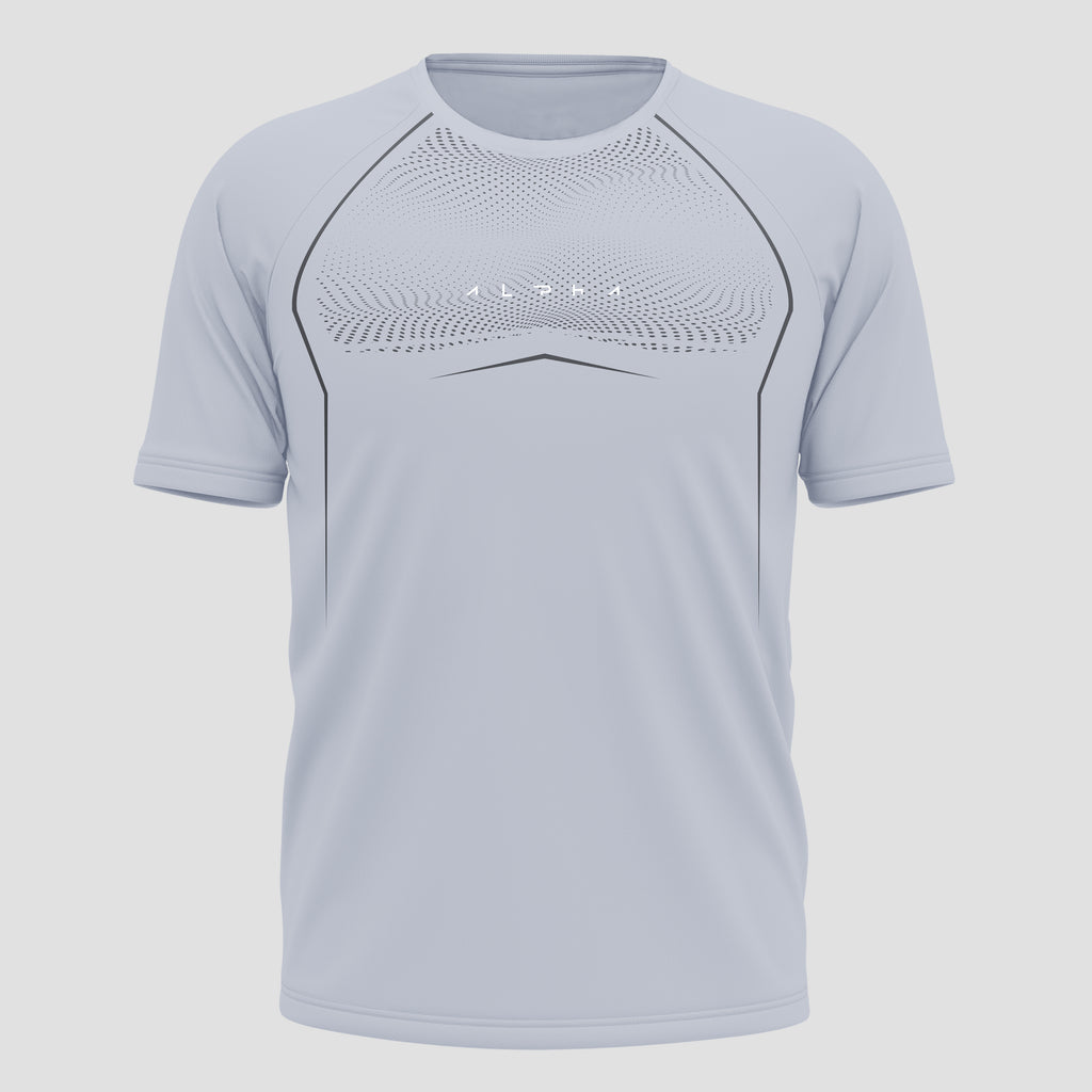 Camiseta Apex Dry Evolution Cinza Gelo - Sem Costura