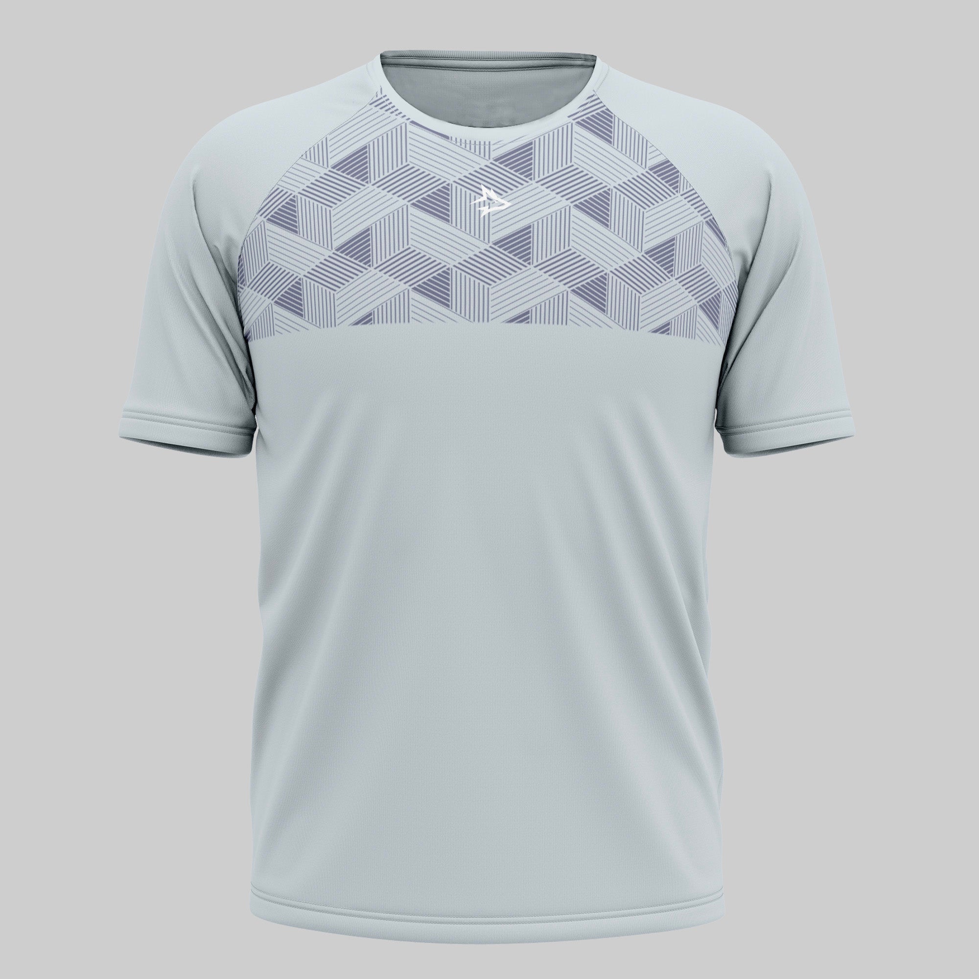 Camiseta Apex Dry Holographic Cinza Gelo - Sem Costura