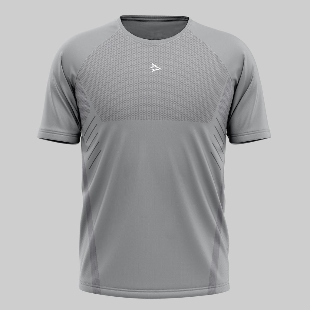 Camiseta Apex Dry Iron Cinza - Sem Costura