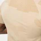 Camiseta Apex Dry Middle Lupus Caqui - Sem Costura